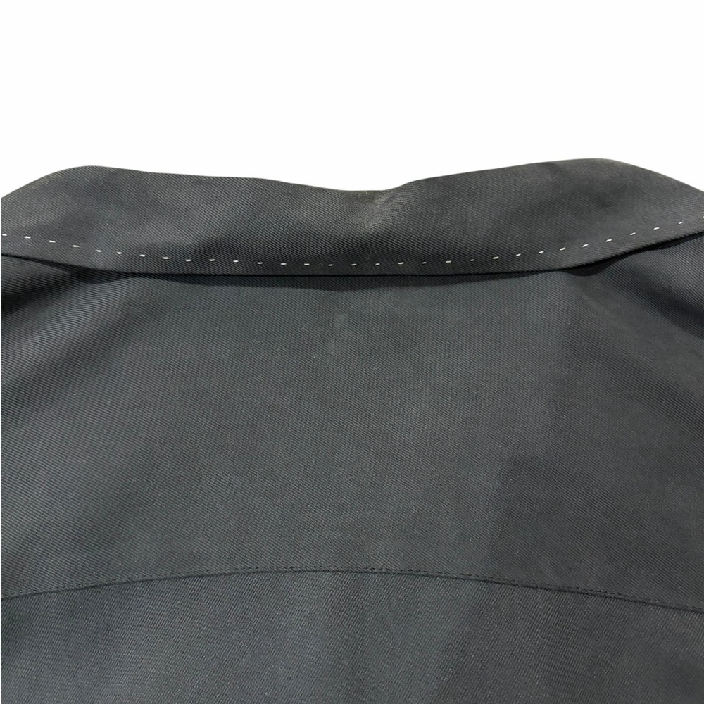 Nat Nast 100% Silk Las Vegas Map Embroidered Shirt Black Size L - Picture 6 of 6